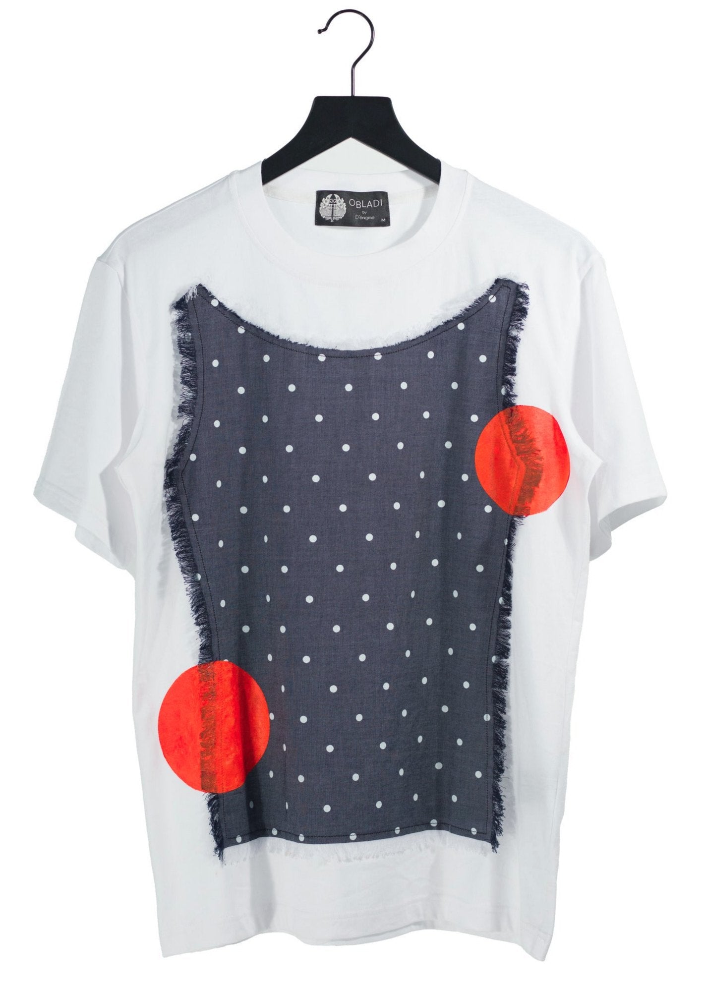 Printed Dots Patchwork T-shirts