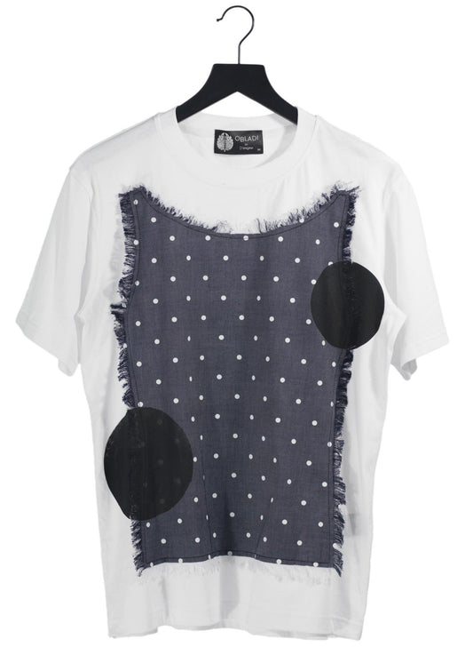 Printed Dots Patchwork T-shirts