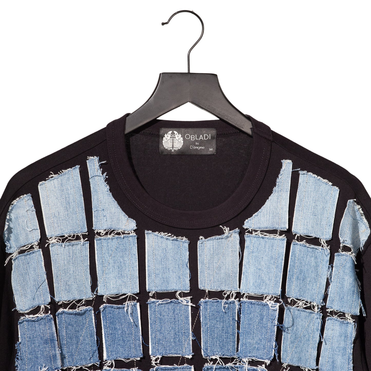 Multiple Jeans Patchwork T-shirt