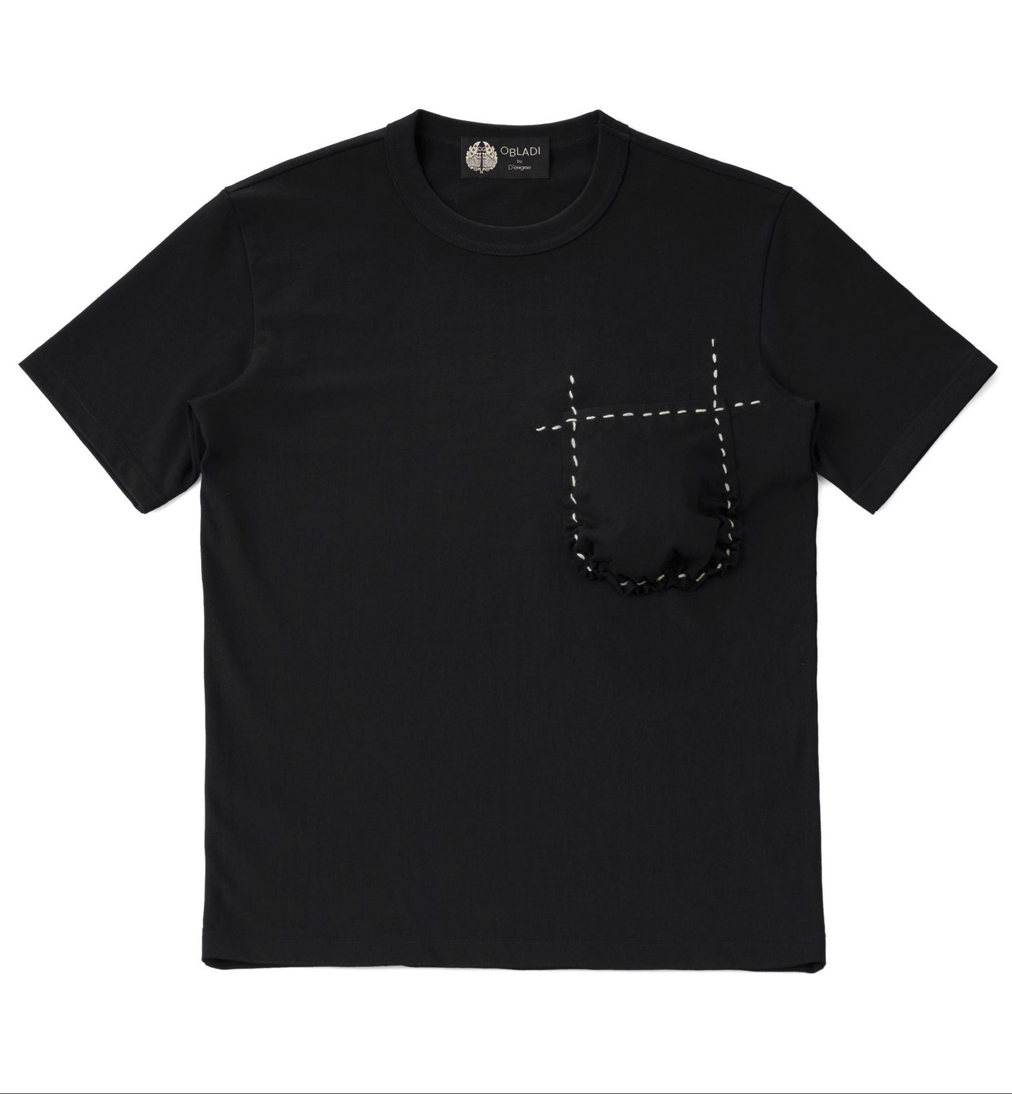 Hand-Gathered Pocket T-Shirt