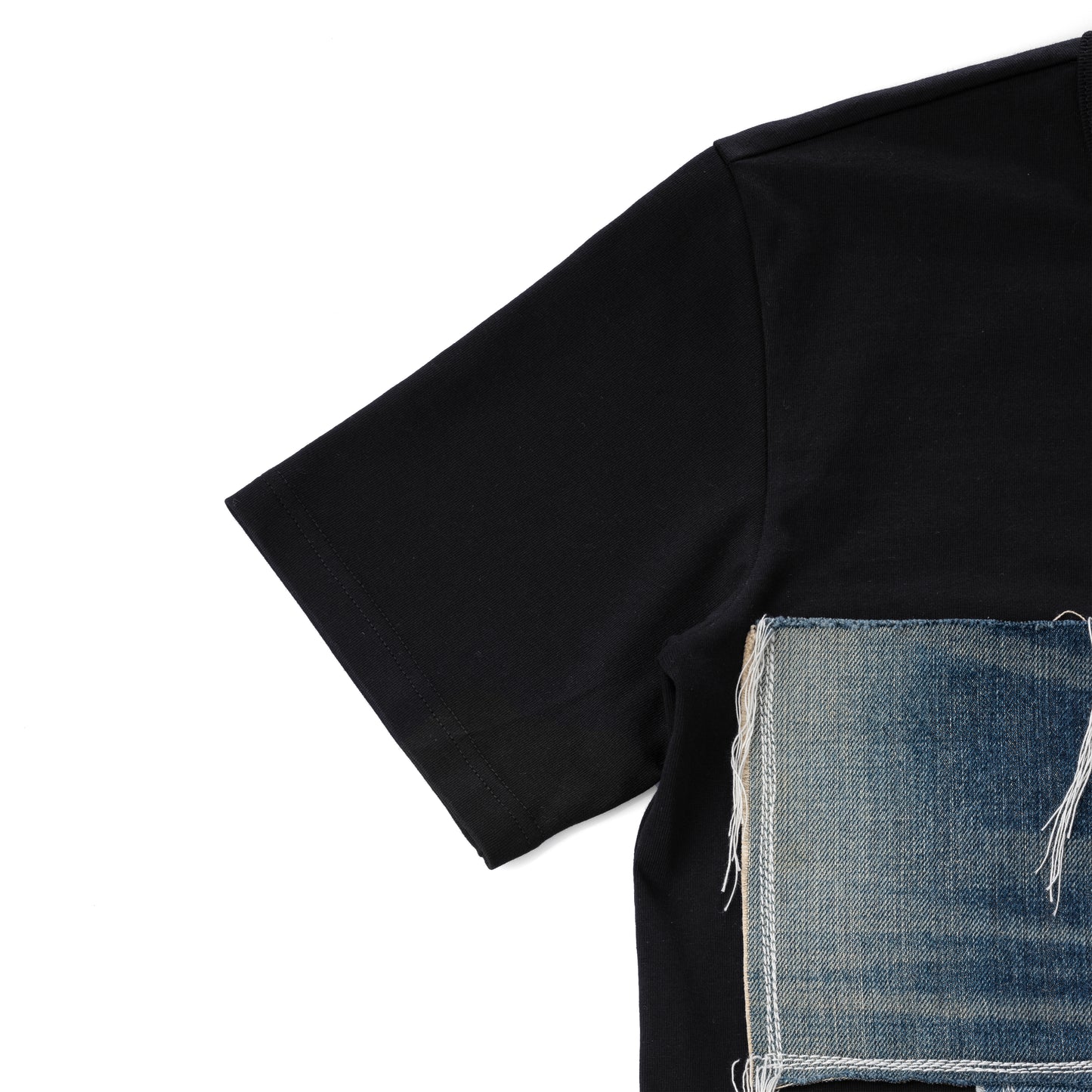 Pocket Jeans Patchwork T-Shirt