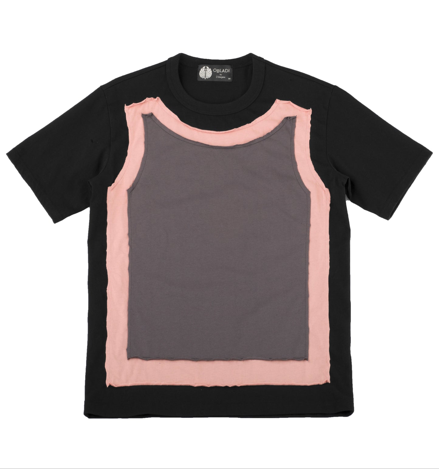 Two Layers Patchworks T-Shirt