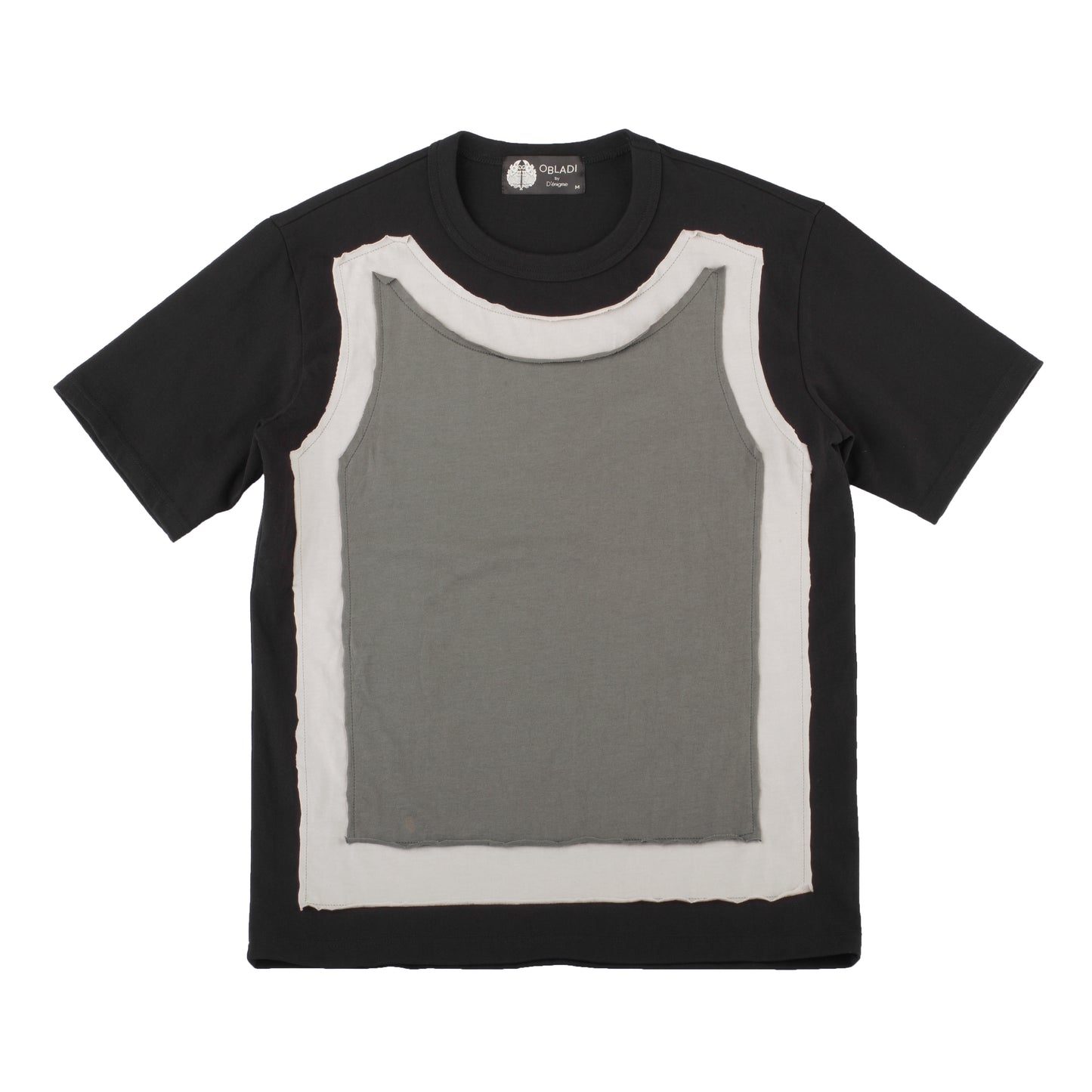 Two Layers Patchworks T-Shirt